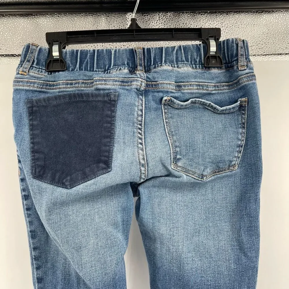 Gap Kids Girls Velvet Heart Pull-On Jeggings Blue Indigo Ankle Length Size 12